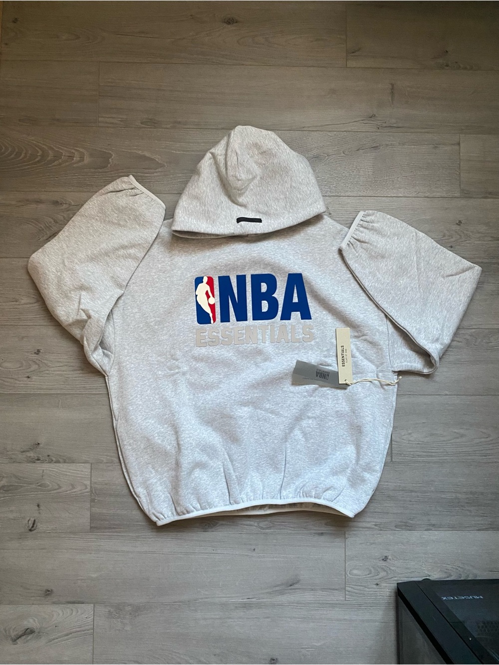 Fear of God Essentials Grey NBA Hoodie